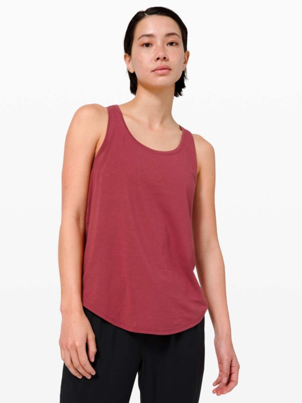 Sz 4 Lululemon Love Tank *Pleated Chianti